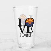 LIEBE Nogales Arizona Glas (Rückseite)