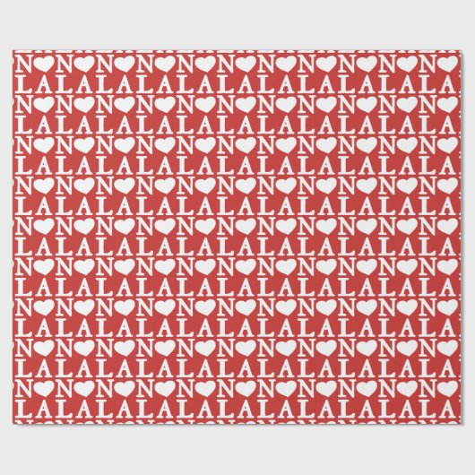 Liebe NOLA Tied Hearts Geschenkpapier (Flach)