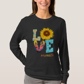 Liebe Nonna Life Flip Flops Sommermütter T-Shirt