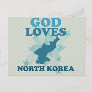 Liebe Nord korea Postkarte