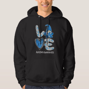 Liebe Nordic Gnome Puzzle Niedlich Autismus Bewuss Hoodie