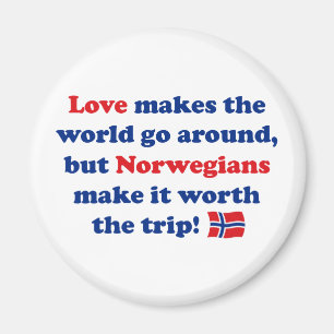 Liebe Norwegen Magnet