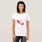 Liebe Note Hearts T - Shirt (Vorne ganz)