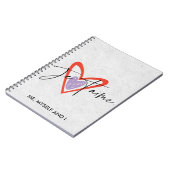 Liebe-Notebook, Minimalistisch Dankbarkeit Französ Notizblock (Linke Seite)