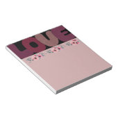Liebe Notepad Notizblock (angewinkelt)