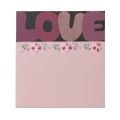 Liebe Notepad Notizblock (Vorderseite)