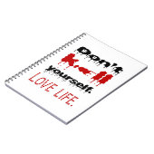 Liebe Notizblock (Linke Seite)