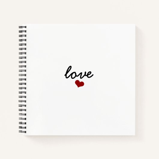 Liebe Notizblock (Vorderseite)