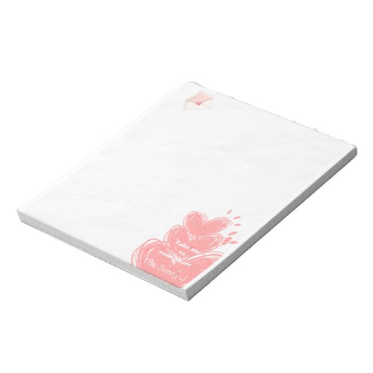 Liebe Notizblock (Rotiert)