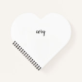 Liebe Notizbuch (Vorderseite)