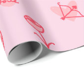 Liebe Notizen & Sweet Leckereien Valentine's Wrapp Geschenkpapier (Rolleneckpunkt)