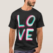Liebe Novelty Graphic Pop Culture Peace Ad Liebe N T-Shirt (Vorderseite)