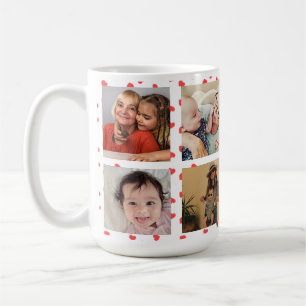 Liebe Nr. 3 für kundenspezifische Collage Family Kaffeetasse