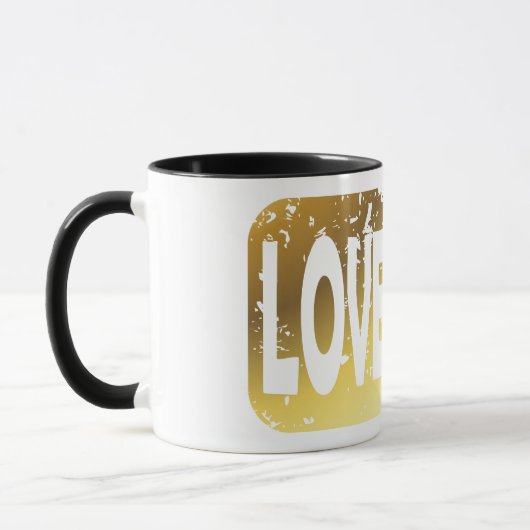 Liebe nur T - Shirt Tasse (Links)