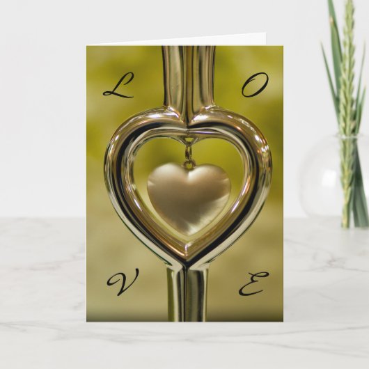 Liebe, nur weil karte (Vorderseite)