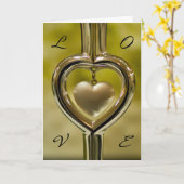 Liebe, nur weil karte (Gelbe Blume)