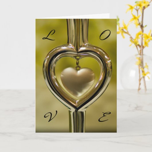 Liebe, nur weil karte (Gelbe Blume)