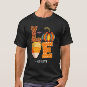 Liebe Nurlife Halloween Kostüm Leopard Pumpkin T-Shirt
