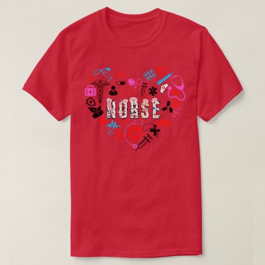 Liebe Nurse 6 T-Shirt (Design vorne)