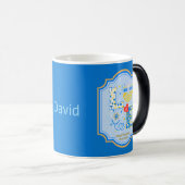 Liebe Nurse Jüdisches Leben glücklich Hanukkah Verwandlungstasse (VorderseiteRechts)