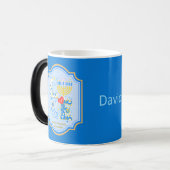 Liebe Nurse Jüdisches Leben glücklich Hanukkah Verwandlungstasse (Vorderseite Links)