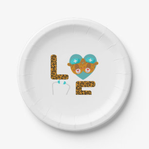 Liebe Nurse Life Cheetah 5 Pappteller