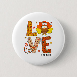 Liebe Nurse Life Fall Mbu Nurse Türkei Erntedank Button