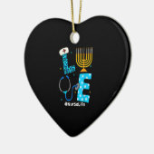 Liebe Nurse Life Hanukkah Dekoration Menorah Match (Links)