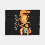 Liebe Nurse Life Pumpkin Herbst Erntedank N Fleecedecke (Vorderseite (Horizontal))