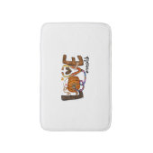 Liebe Nurse Life Pumpkin Leopard Fall Halloween Badematte (Vorderseite Vertikal)