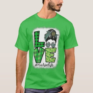 Liebe Nurse Life St. Patricks Day irisch T-Shirt