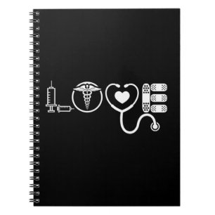 Liebe Nurse Niedlich Nurse ER Nurse RN Nurse CNA N Notizblock
