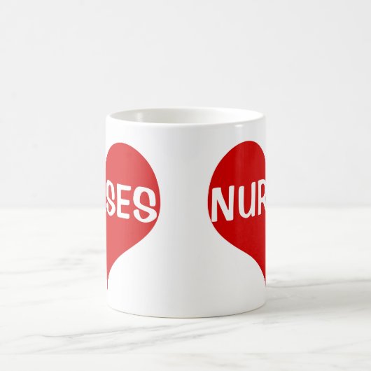 Liebe Nurses Kaffeetasse (Mittel)