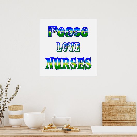 Liebe Nurses Poster (Küche)