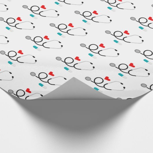 Liebe Nursing Party Spaß Packpapier (Ecke)