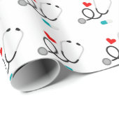 Liebe Nursing Party Spaß Packpapier (Rolleneckpunkt)