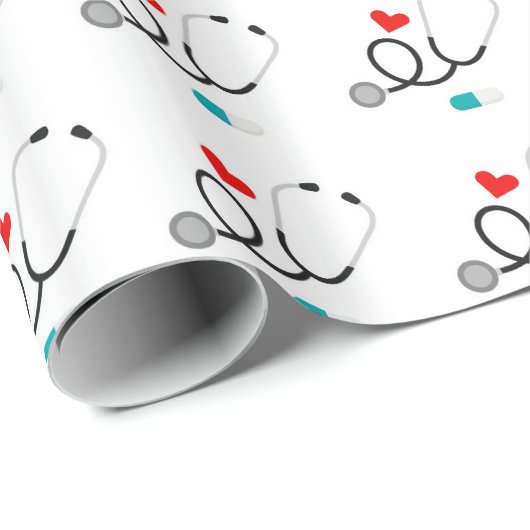 Liebe Nursing Party Spaß Packpapier (Rolleneckpunkt)