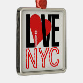 Liebe NYC lebt in NYC Ornament (Rechts)
