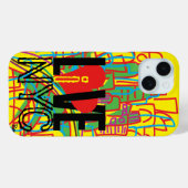 Liebe NYC Live in NYC iPhone Case (Rückseite (Horizontal))