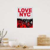 Liebe NYC Manhattan New York City Poster (Küche)
