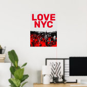 Liebe NYC Manhattan New York City Poster (Heimbüro)