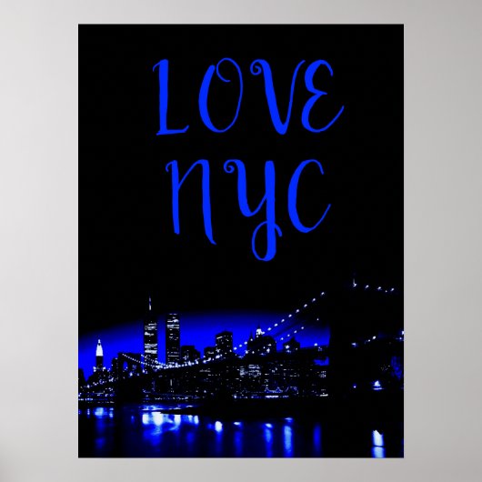Liebe NYC Manhattan New York City Poster (Vorne)