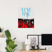 Liebe NYC Manhattan New York City Poster (Heimbüro)