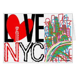 Liebe NYC u. leben in NYC #4 Karte