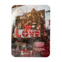 LIEBE NYC Valentine's Day Store Fenster Herzzeiche