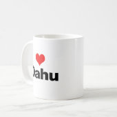 Liebe Oahu Kaffeetasse (Vorderseite Links)