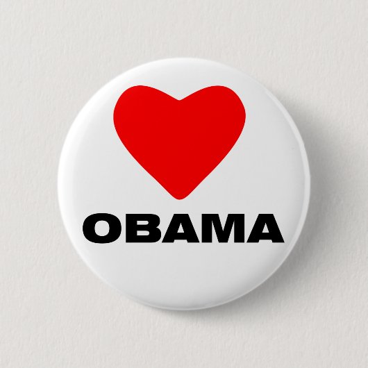 Liebe Obama Button (Vorderseite)