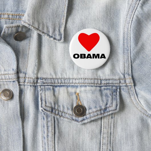 Liebe Obama Button (Beispiel)