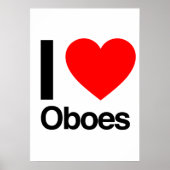 Liebe Oboen Poster (Vorne)