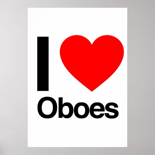 Liebe Oboen Poster (Vorne)